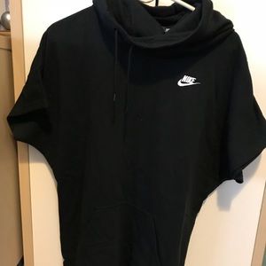 Nike short sleeve hoodie